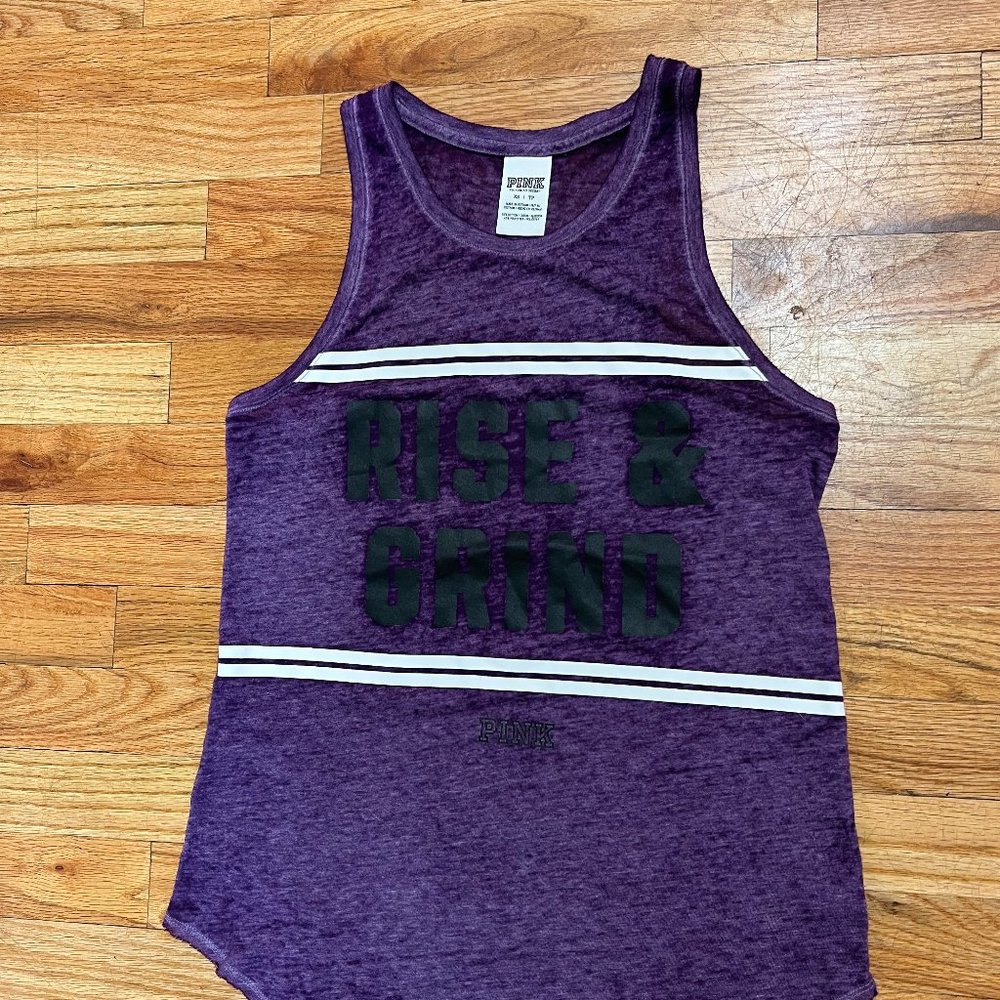 Victoria's Secret PINK Purple Tank Top, Size XS